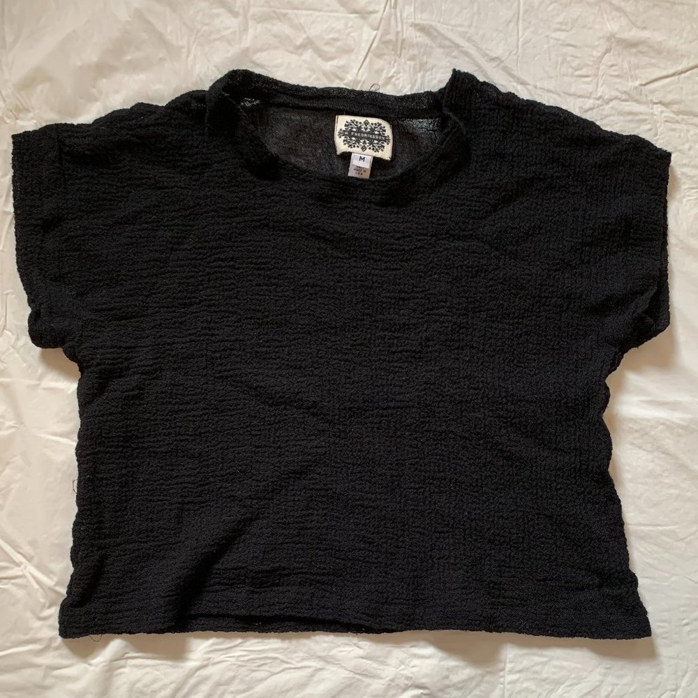 Beautiful black gauze top